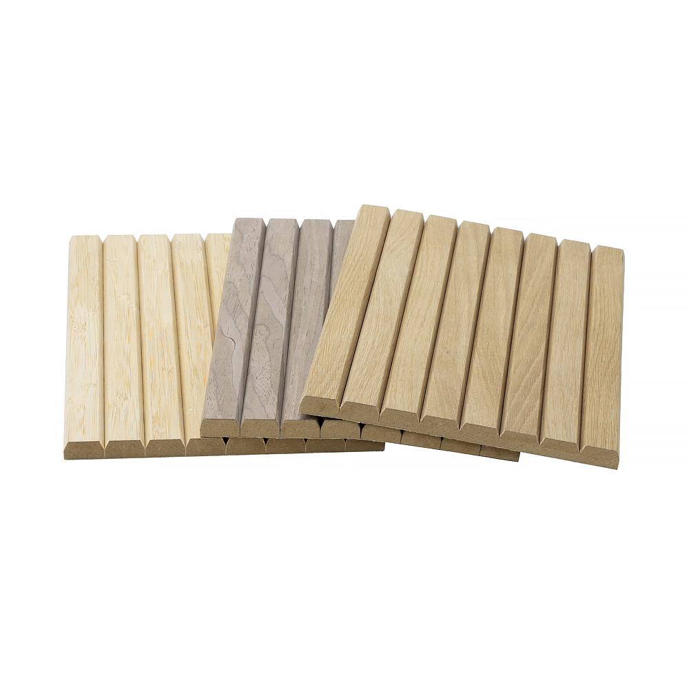 New Flexible Bendable Fluted Wave Real Wood Ceilin